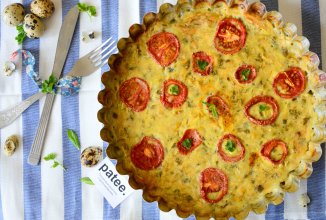 Запеканка из кабачков с картофелем и помидорами