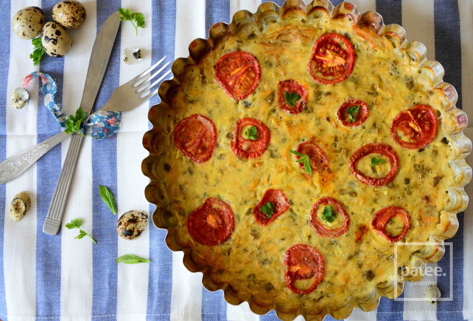 Запеканка из кабачков с картофелем и помидорами - Шаг 12