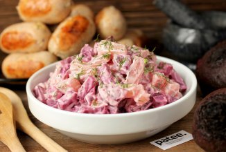 Салат из свёклы с ананасом