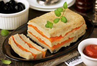 Куриное суфле с морковью в микроволновке