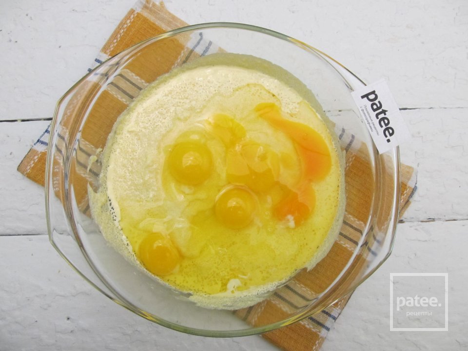 Кекс с белковым кремом - Шаг 4