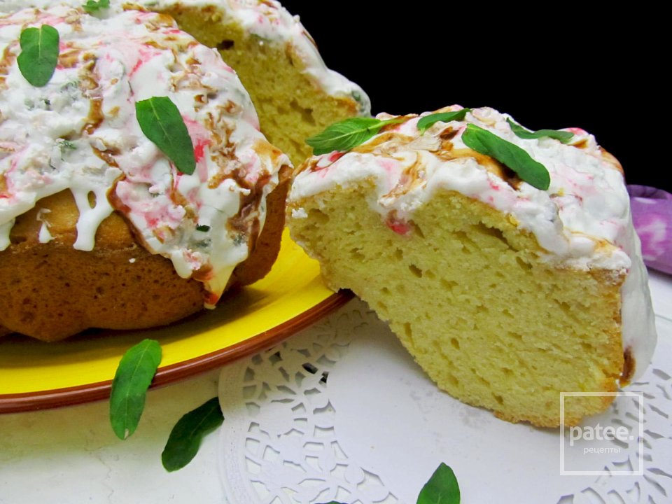 Кекс с белковым кремом - Шаг 14