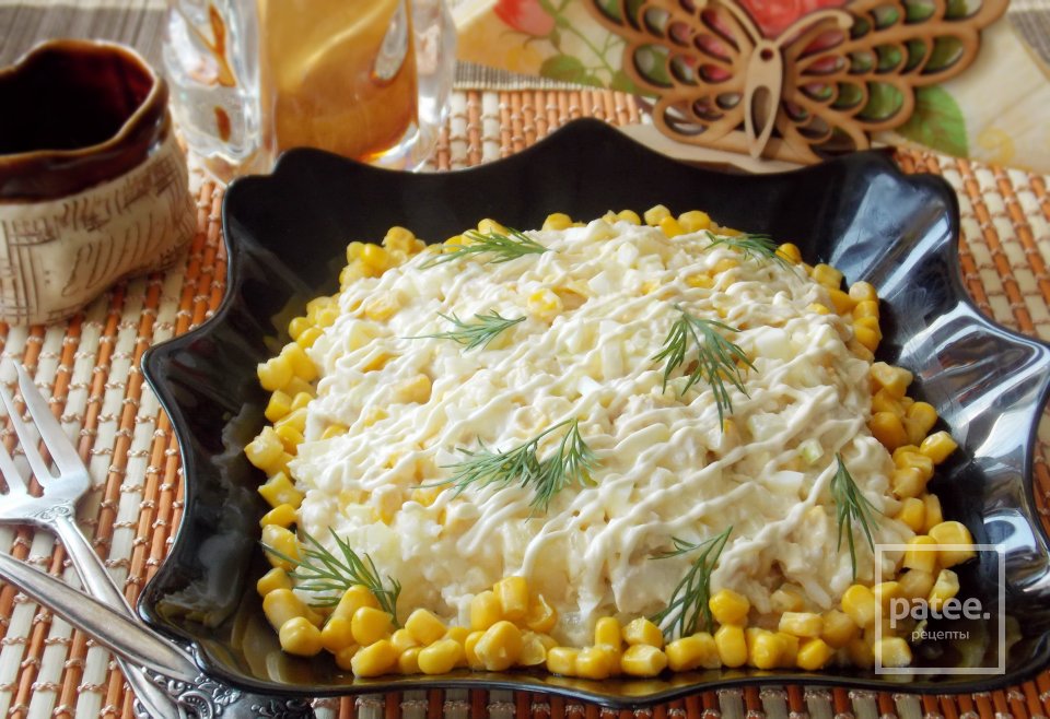 Салат с куриной грудкой, ананасом и рисом - Шаг 13