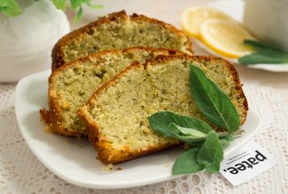 Лимонно-мятный кекс