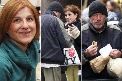 Француженка перепутала Ричарда Гира с бомжом и подарила ему пиццу