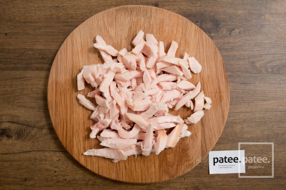 Салат с копченой курицей - рецепт с фотографиями - Patee. Рецепты