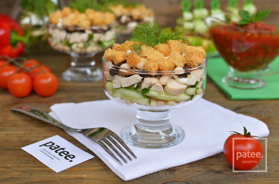 Салат с курицей и грибами - Шаг 12