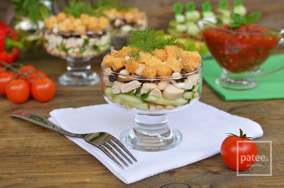 Салат с курицей и грибами - Шаг 13