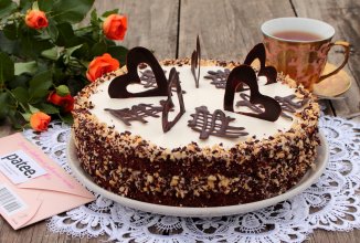 Торт шоколадно-пудинговый