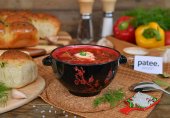 Борщ с аджикой
