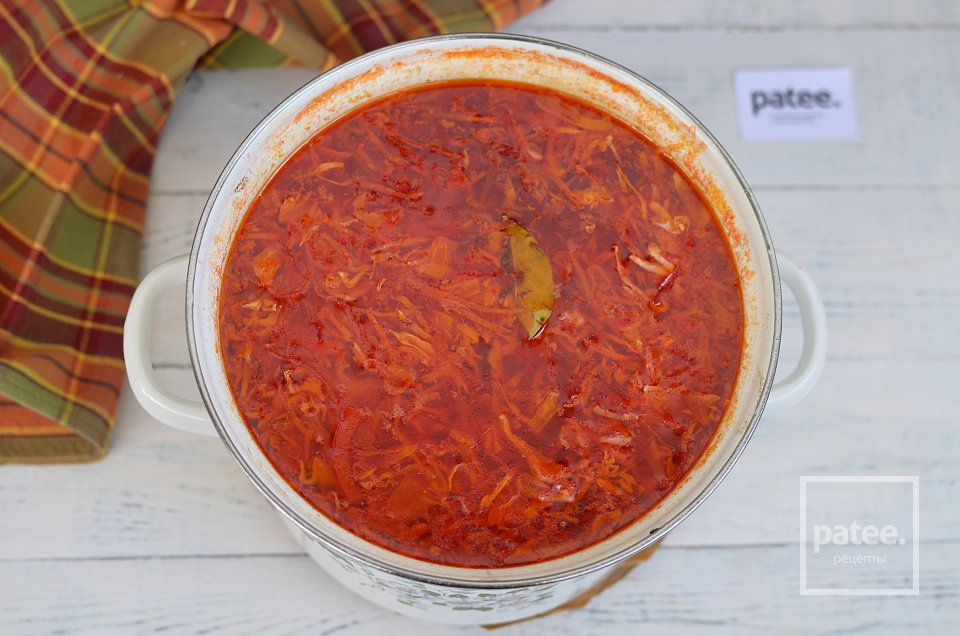 Борщ с аджикой - Шаг 14