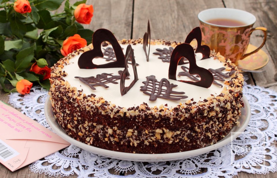 Торт шоколадно-пудинговый - Шаг 18
