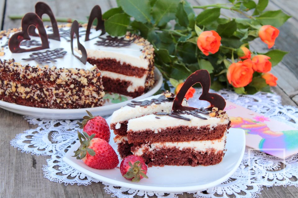 Торт шоколадно-пудинговый - Шаг 17