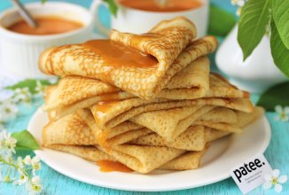 Заварные блины на кефире