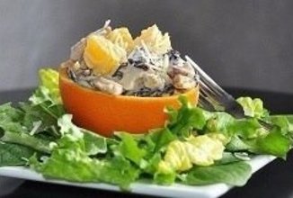 Куриный салат с апельсином