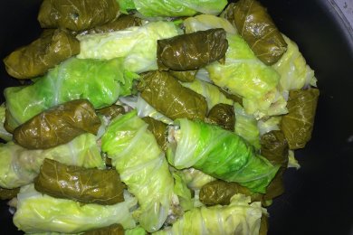 долма смешанный - приготовление