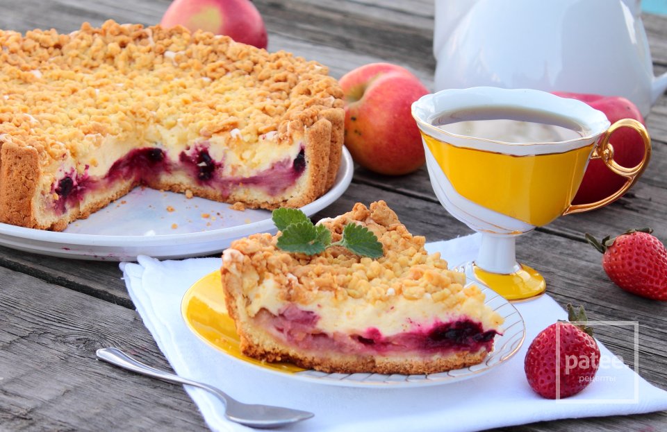 Пирог фруктово-ягодный - Шаг 14