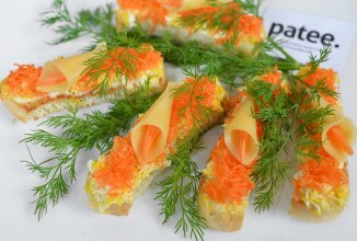 Бутерброды с морковью