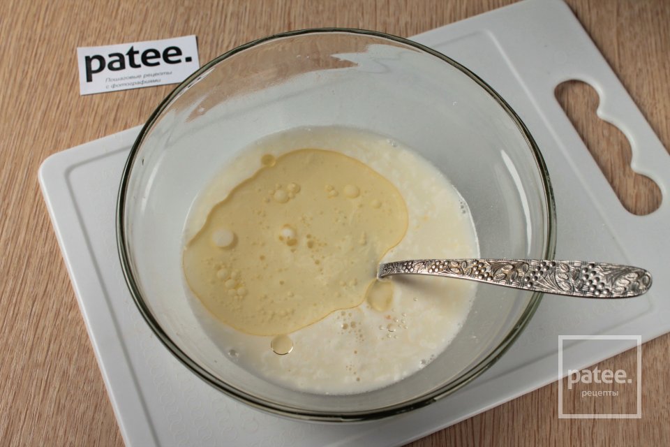 Сметанные галушки с грибами - Шаг 3