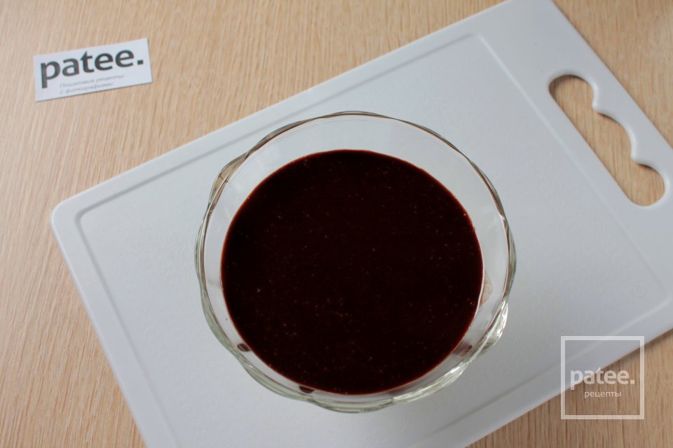 Кофейный пудинг с шоколадной прослойкой - Шаг 10