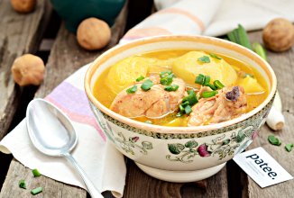 Бозбаш с курицей