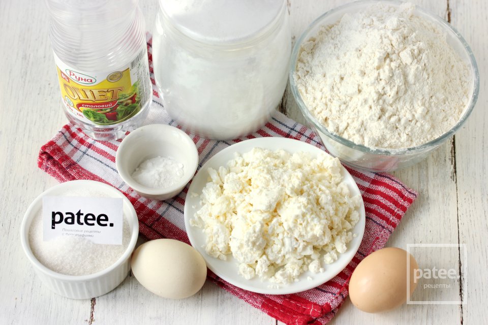 Творожные пончики в духовке - Шаг 1