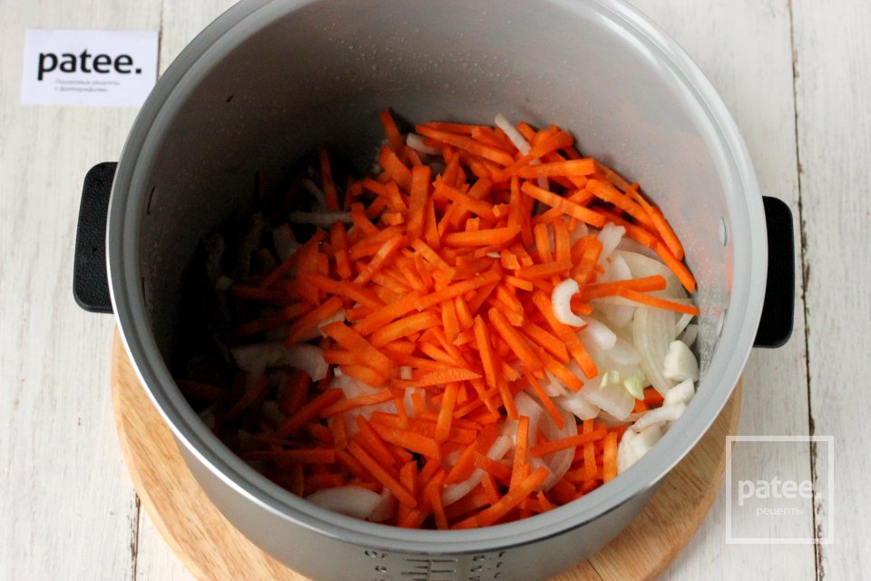 Плов с бараниной и нутом в мультиварке - Шаг 8