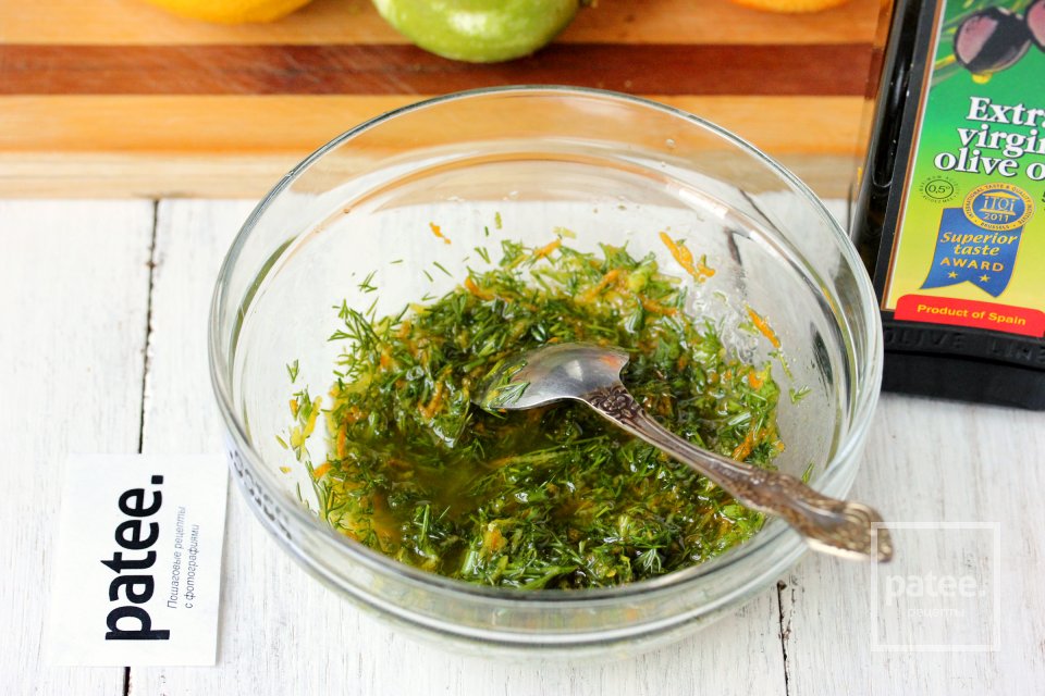 Дорадо с томатно-имбирным тартаром и кремом из авокадо - Шаг 3