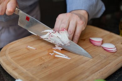 Сибас с прованским соусом - приготовление