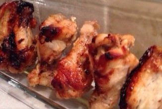 Крылья куриные, остро-сладкие.