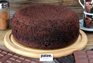 Шоколадный шифоновый бисквит в мультиварке