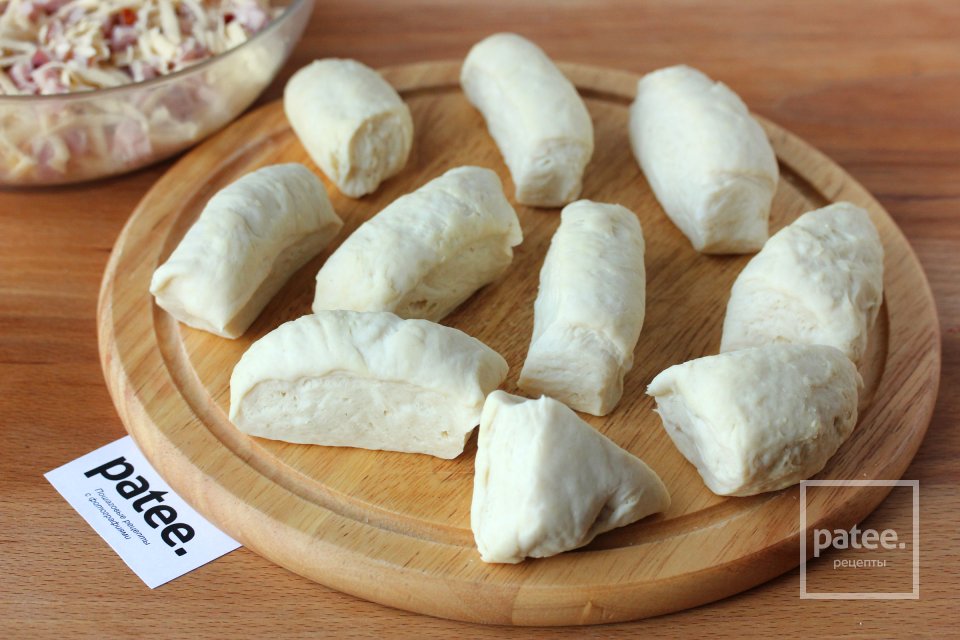 Лепёшки с ветчиной и сыром - Шаг 8