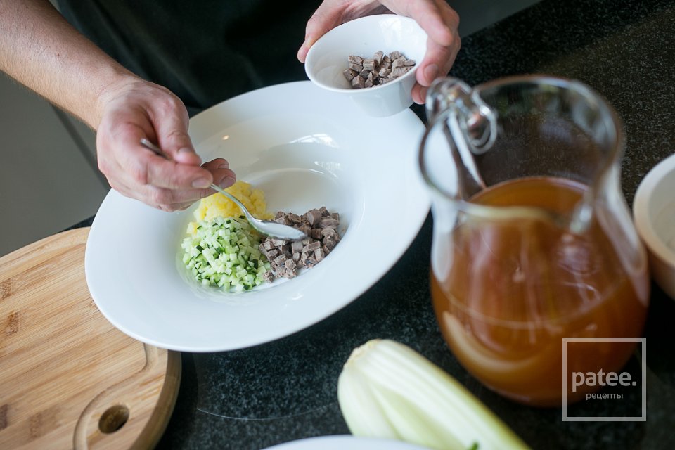 Окрошка мясная - Шаг 4