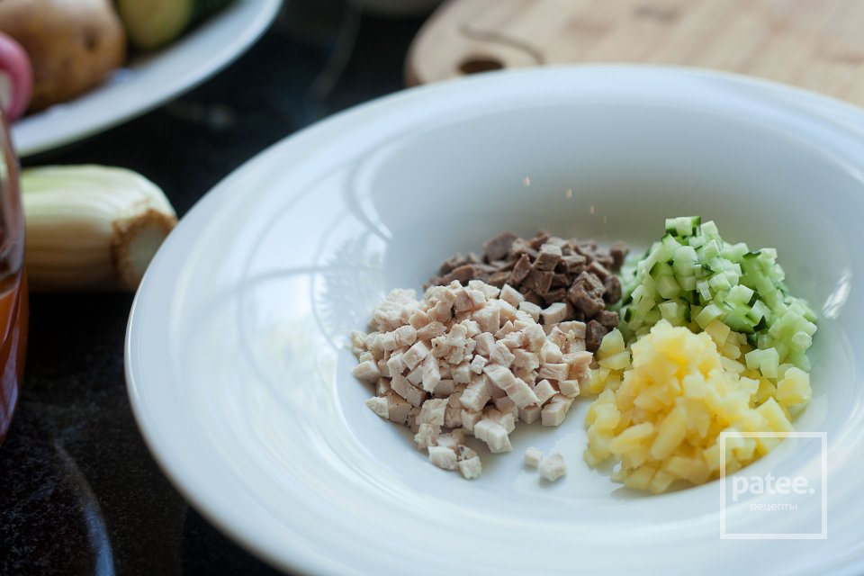 Окрошка мясная - Шаг 6