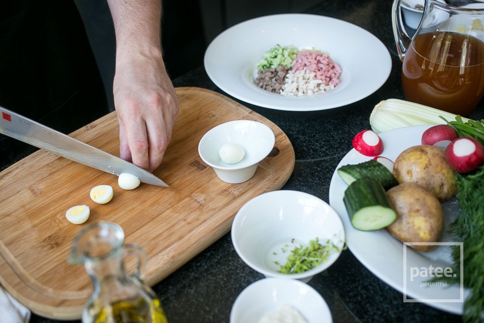 Окрошка мясная - Шаг 8