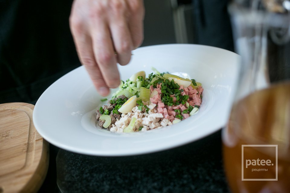 Окрошка мясная - Шаг 11