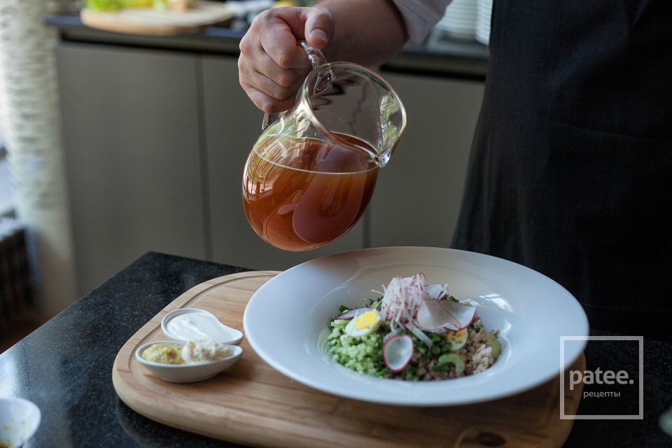 Окрошка мясная - Шаг 27