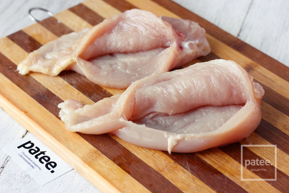 Куриные грудки, фаршированные моцареллой и помидорами - Шаг 5