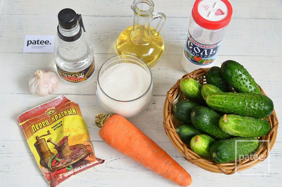 Огурцы по-корейски - Шаг 1