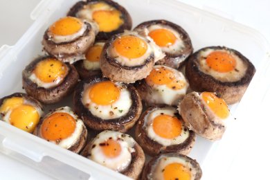 Рецепт Грибы запеченные с яйцами