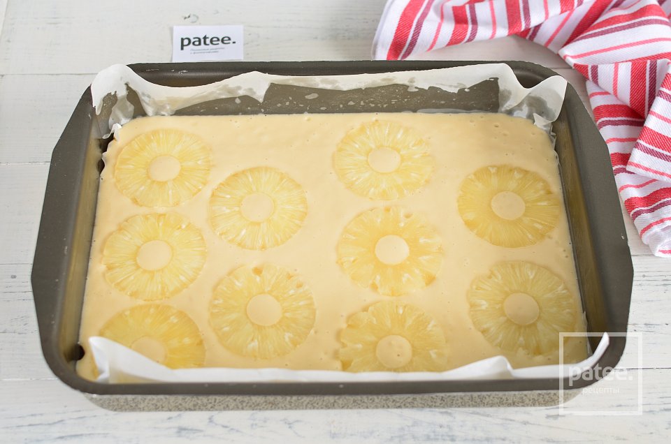 Пирог с ананасами - Шаг 9