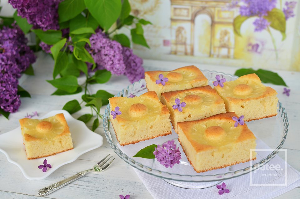 Пирог с ананасами - Шаг 13