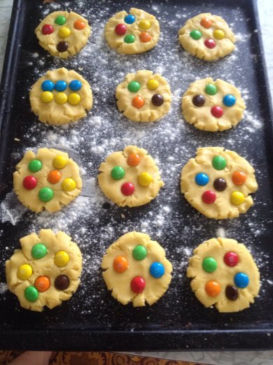 Печенюшки с M&M's - Шаг 3