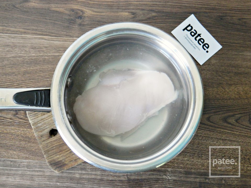 Диетический салат с курицей и капустой - Шаг 2