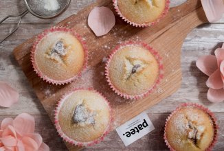 Кексы с шоколадной начинкой