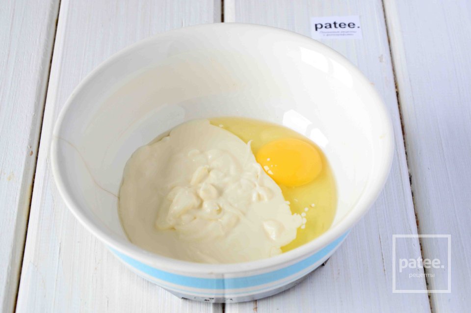 Луковый киш с маслинами - Шаг 8