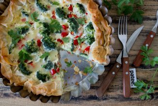 Киш с брокколи