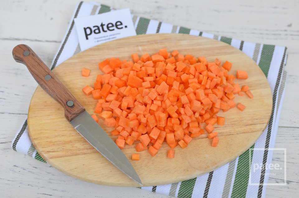 Гороховый суп с копченой колбасой - Шаг 5