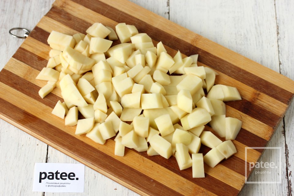 Окрошка с индейкой на бульоне - Шаг 2