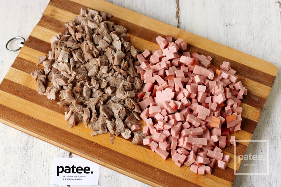 Окрошка с индейкой на бульоне - Шаг 5